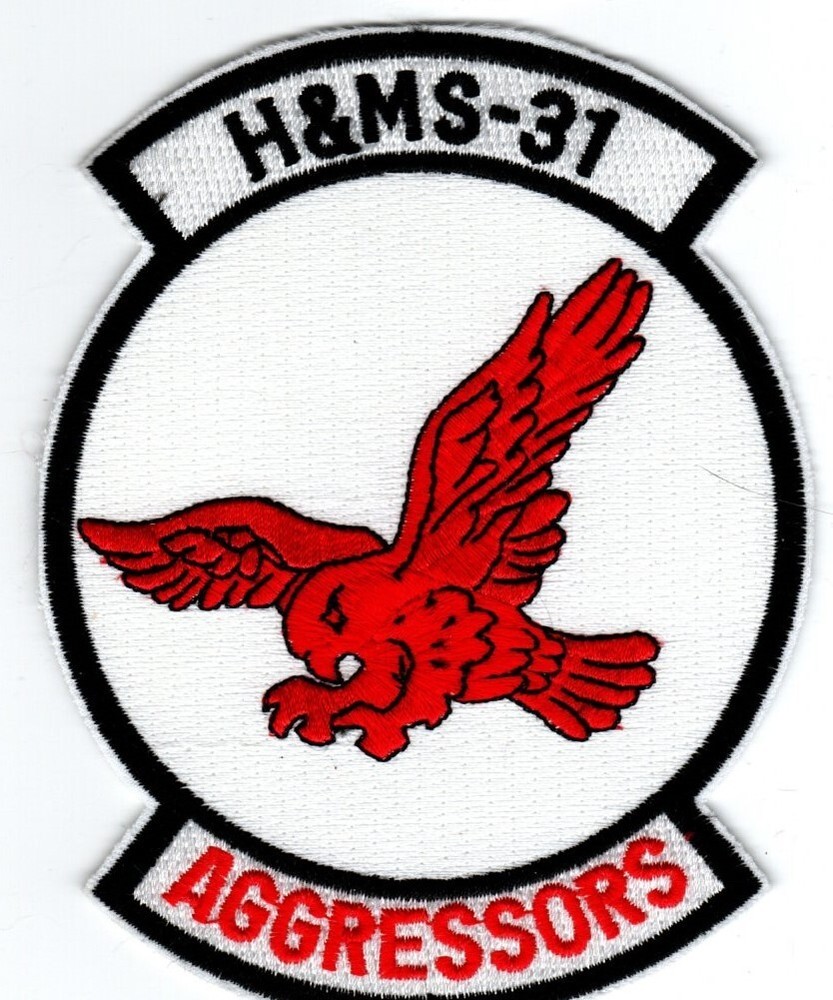 Marine Corps Headquarters Maintenance Squadron H&MS 31 patch.