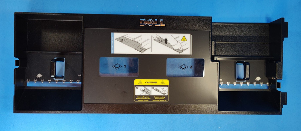 Dell PowerEdge R710 Server CPU/RAM/Memory Plastic Air Cooling Baffle Duct DP899