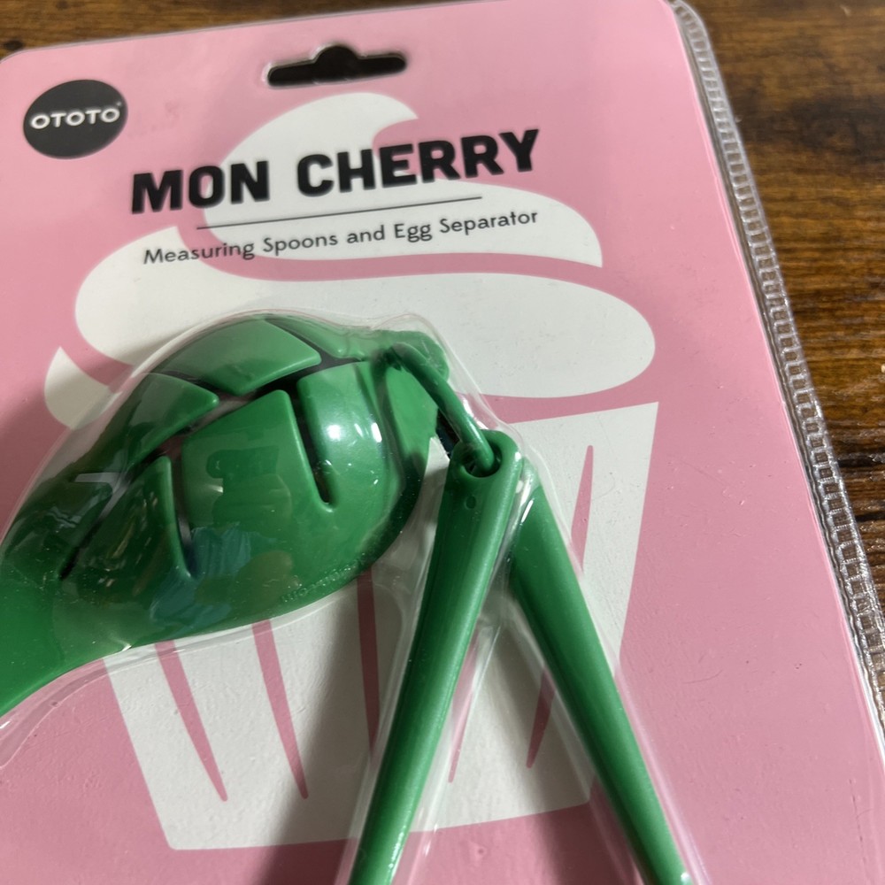 OTOTO Mon Cherry Measuring Spoons and Egg Separator ~ GREAT GIFT