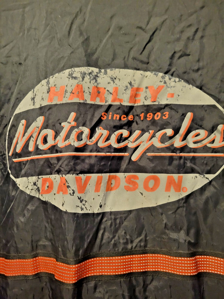 Genuine Harley-Davidson Rain Jacket XXL Oversized Reflective Distressed NICE