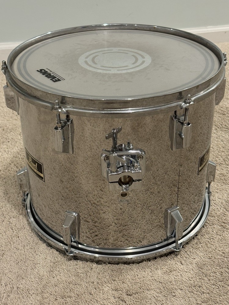 Pearl Export 14 X 12” Chrome Rack Tom Drum Drumset Set