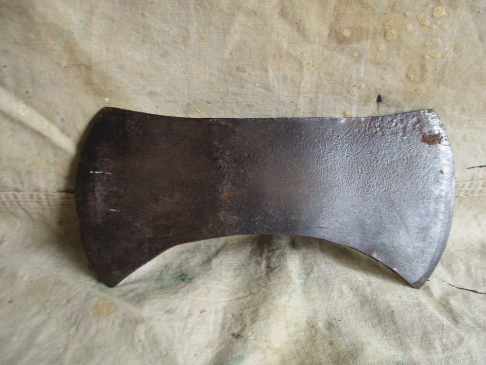 Used Double Bit Axe Head