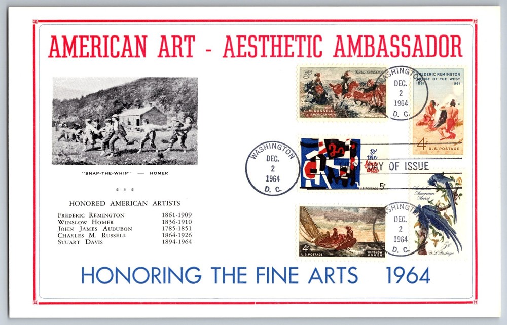 #1259 Fine Arts FDC Maxi Card Combo - Please Note Shipping