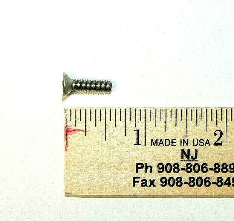 #8/32 X 5/8" Flat Head Socket-Pin Security S/S Machine Screws - 25 Pcs.