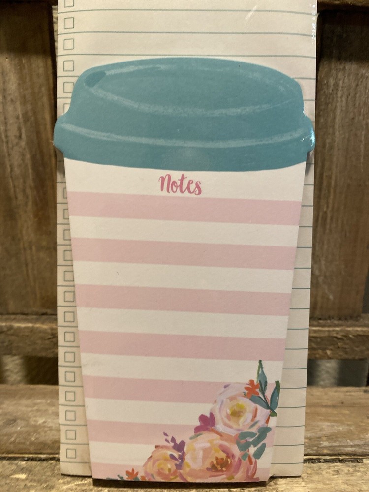 Latte Notepad Set, Coffee Cup Shaped Notepad, Mom’s Got A Latte Do Today Notepad