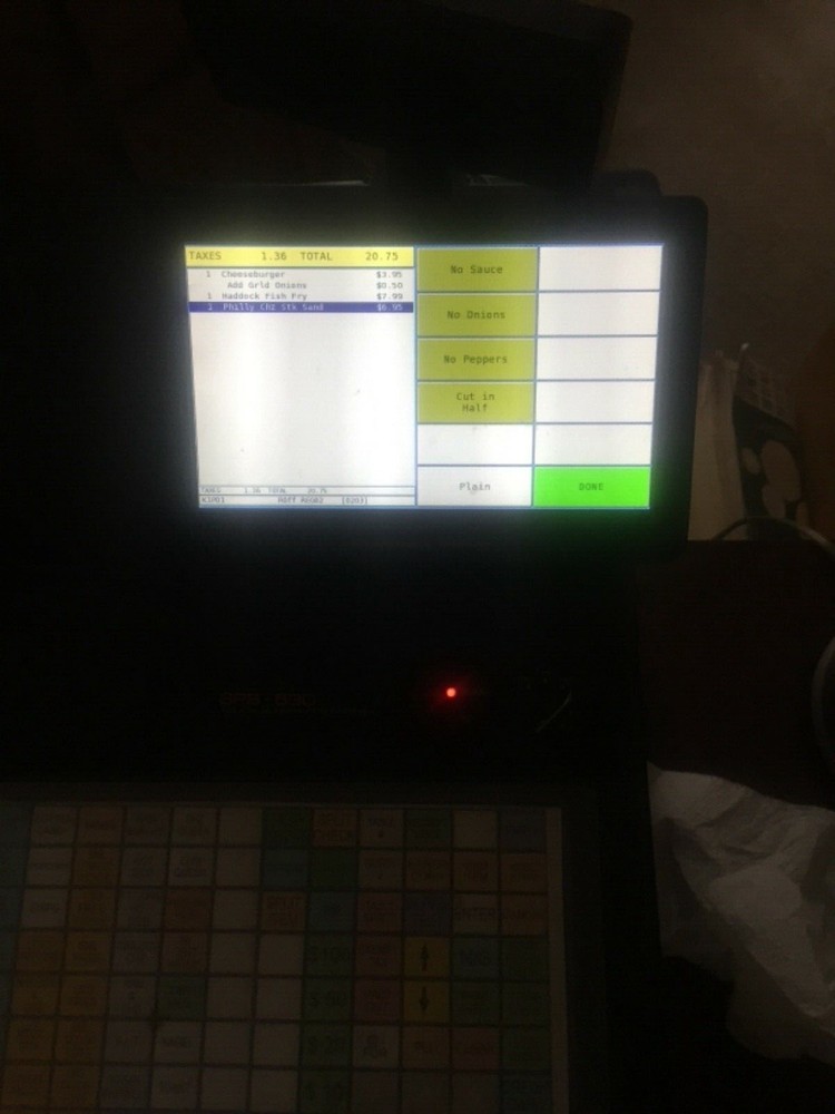 SAM4S SPS-530F Cash Register - Black