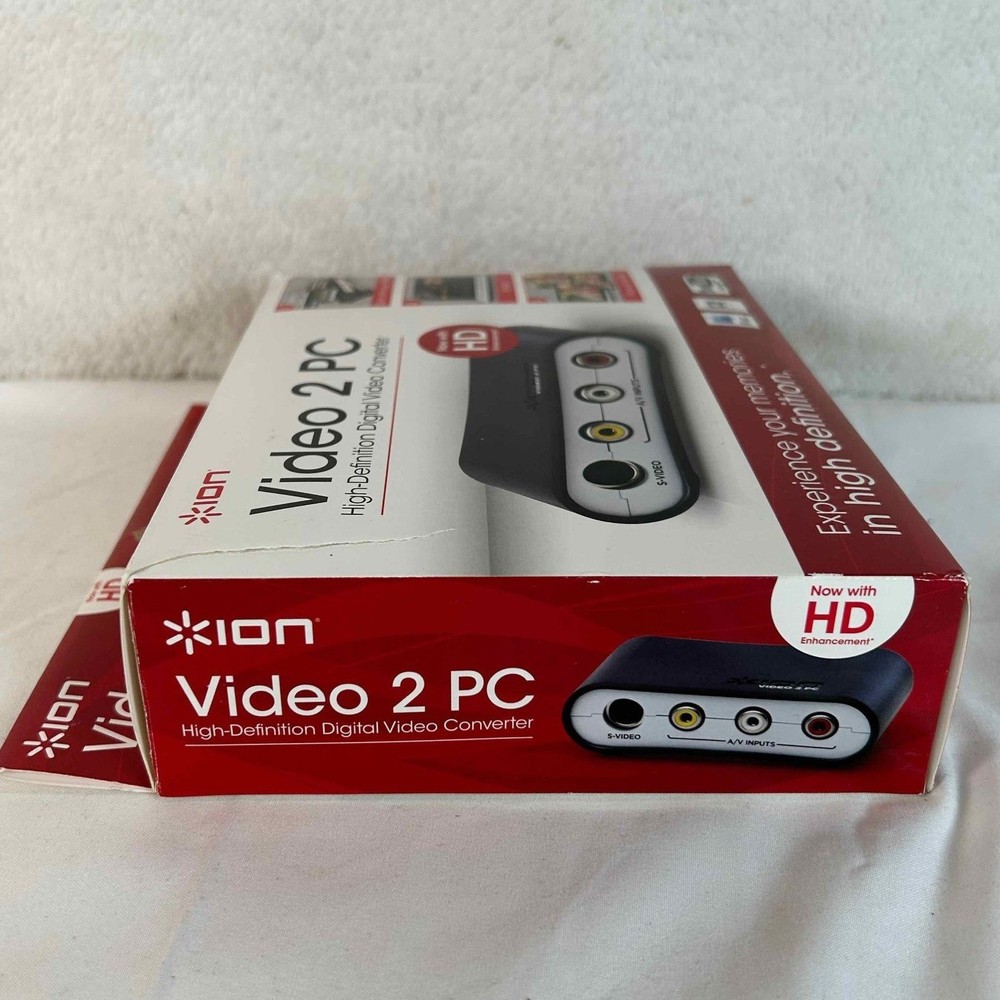 ION Video 2 PC High-Definition Digital Video Converter New Damaged Box