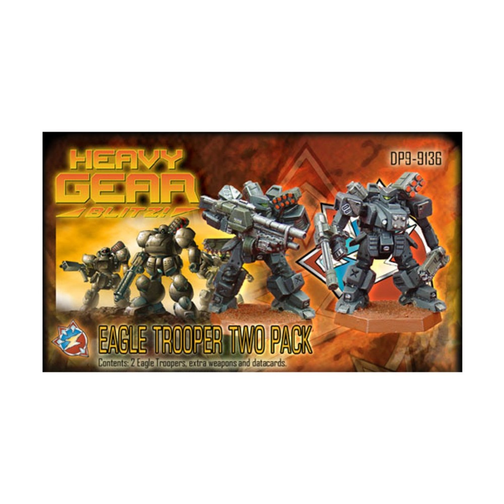 DP9 Heavy Gear Blitz! Black Talons Eagle Two Pack Pack New