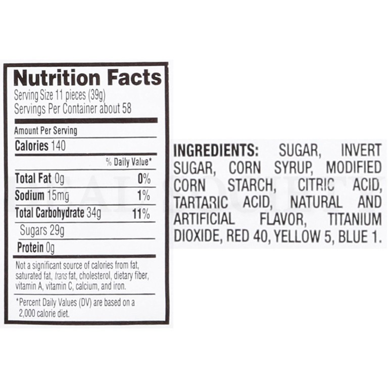 SOUR PATCH KIDS Watermelon Soft & Chewy Candy 5lb Bag