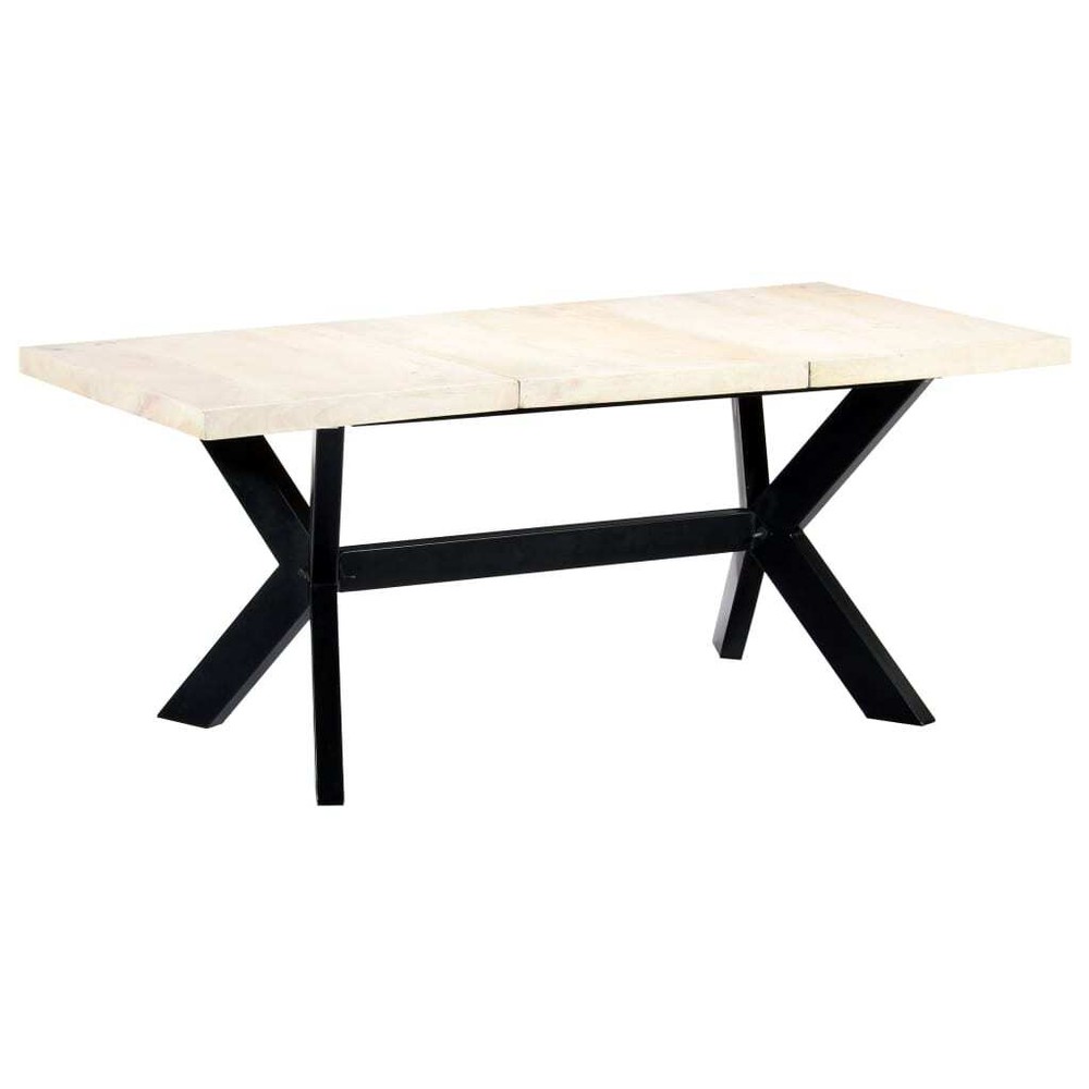 Dining Table Kitchen Table Dining Room Dinner Table Solid Mango Wood vidaXL