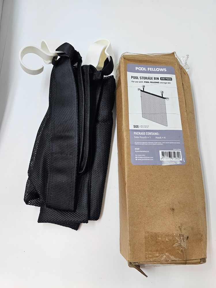 Pool Fellows Storage Bin Side Pouch, Size 19.7" x 19.7" R2507