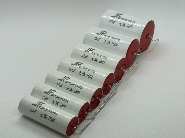   JFcomponents 15uF 160V MKP Metallized Poly Capacitor for crossover. 