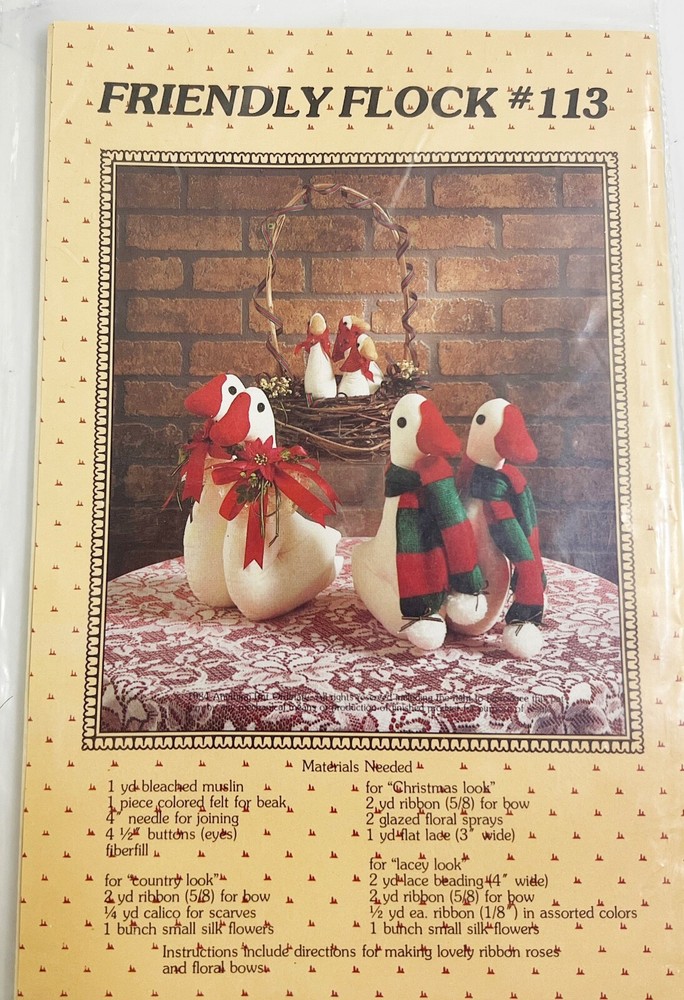 Friendly Flock #113 Pattern Anything But Ordinary