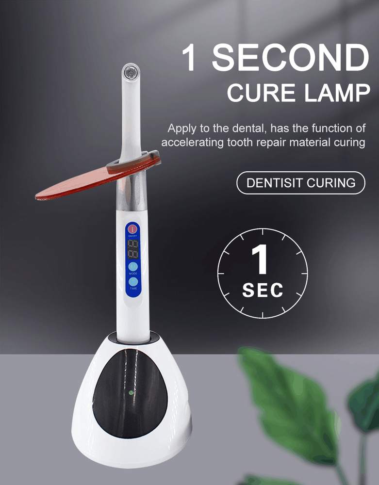 Dental Cordless iLed Type 1 Second LED Curing Light 2300mW/c㎡ Blue Light White