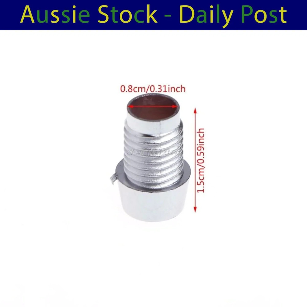 50X 5mm Chrome Plastic LED Holder Surround Cap Bezel Panel Mount