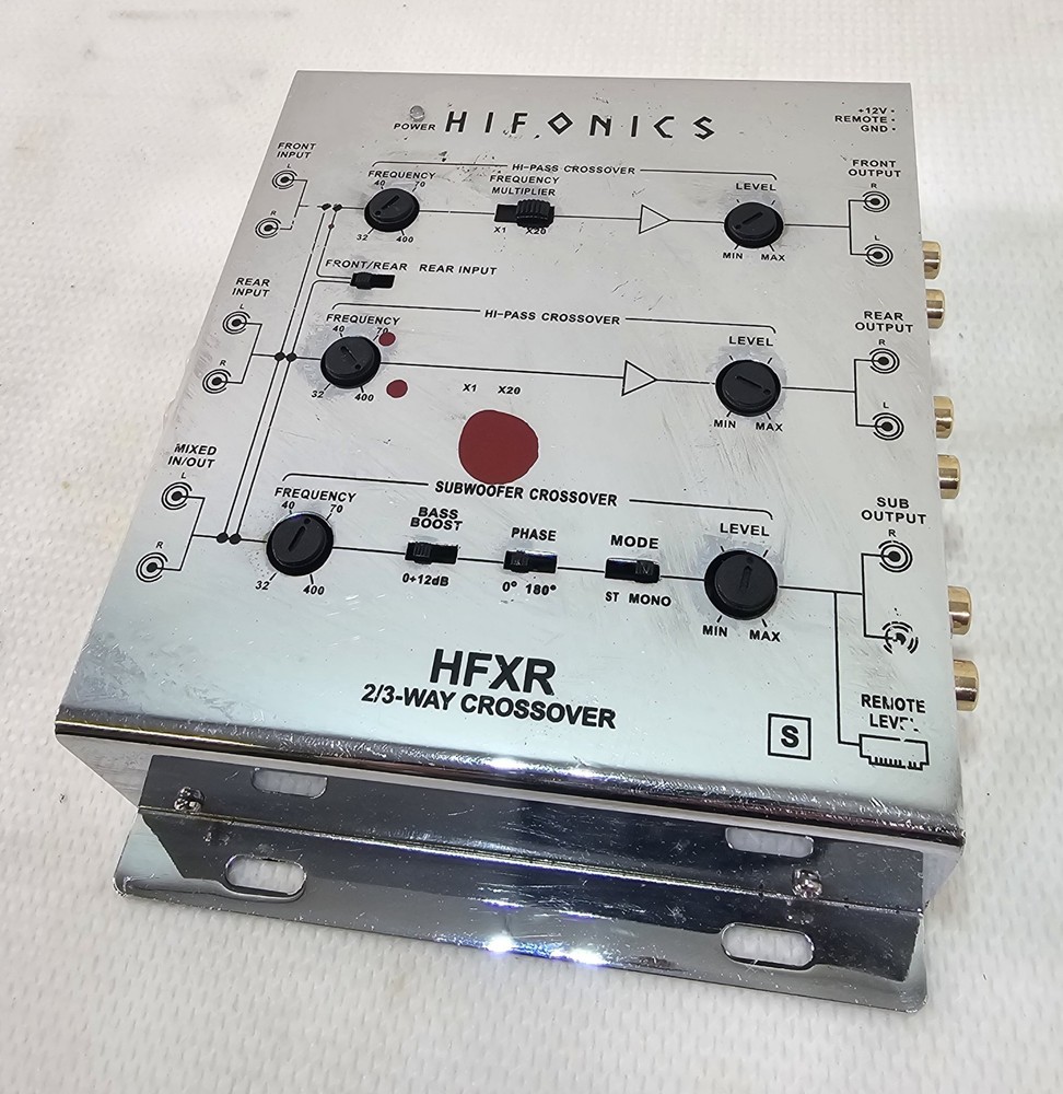 Hifonics HFXR 2-way / 3-way Active Crossover Unit Only
