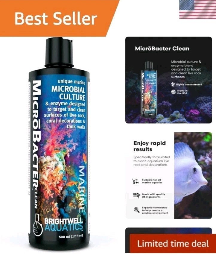 500ML MicroBacter Clean - Essential Microbial Formula for Fish Tank Maintenance