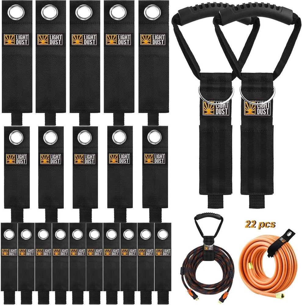 22PCS Heavy-Duty Storage Straps - Ultimate Garage Organization Solution