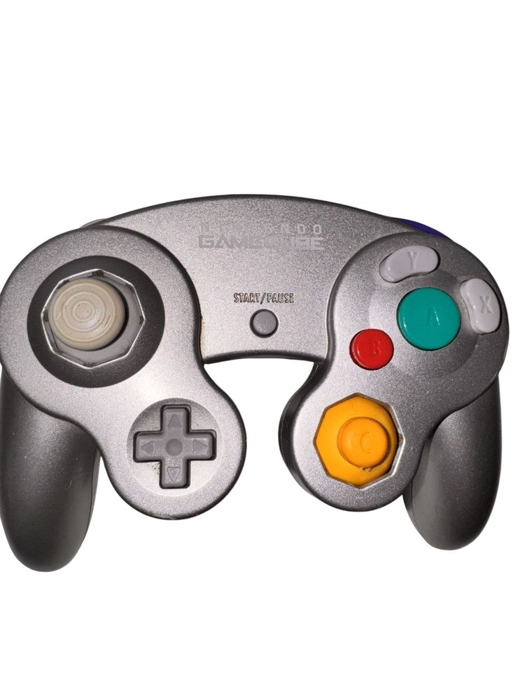 Nintendo GameCube Controller Silver Wired Model DOL-003