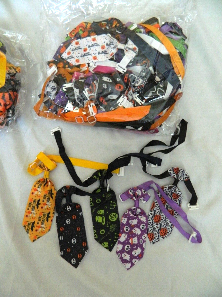 Halloween Adjustable Dog & Cat Ties - 100