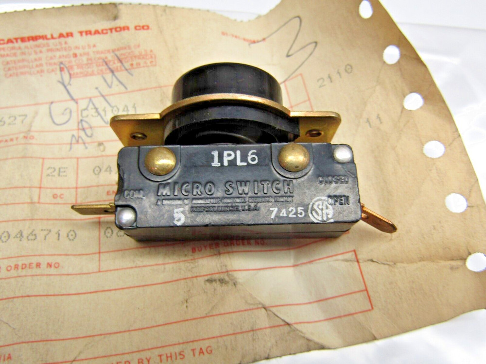 Caterpillar Push Button Micro Switch