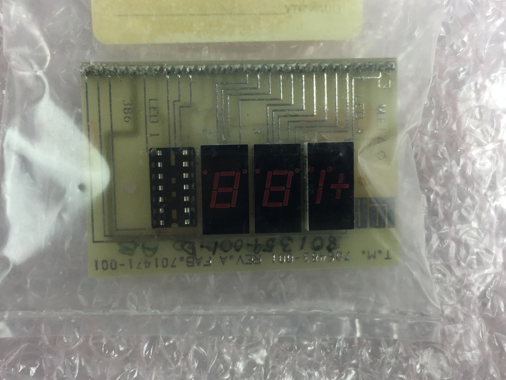 LDC / Milton Roy Part# 801395001 PCb Assy Display Gr Master