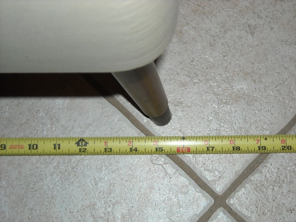 Vintage Sewing Machine Storage Stool MID CENTURY MODERN Bench / Ottoman