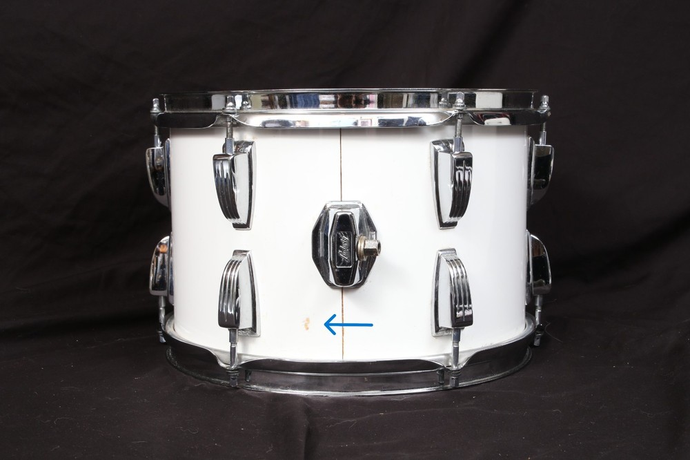 1970's Ludwig 12" Tom - White Cortex