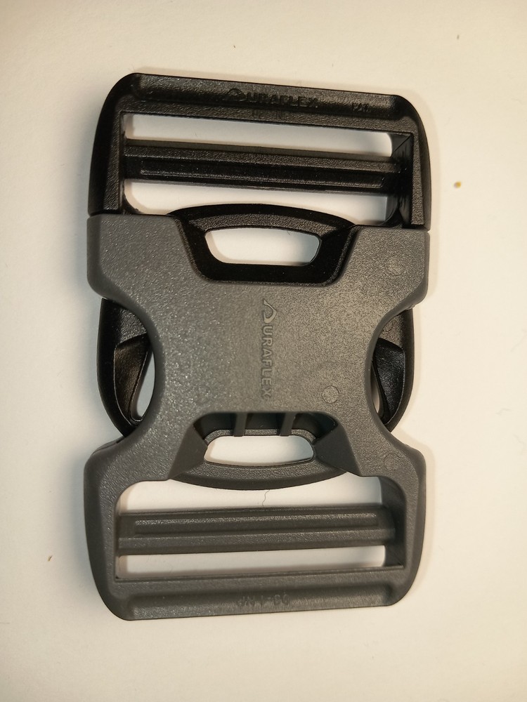 duraflex plastic side release buckle,double adjustable, for 1,5 inch webbing