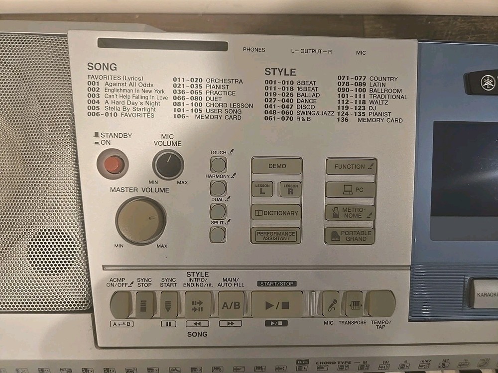 YAMAHA PSR-K1 Keyboard Tested
