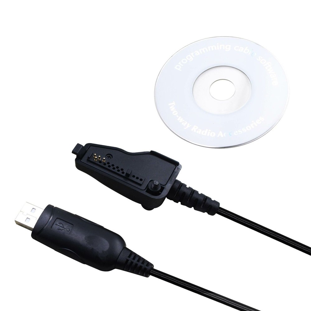 USB Programming Program Cable Cord w/CD For Kenwood Radio TK-2180 TK-3180 TK-180