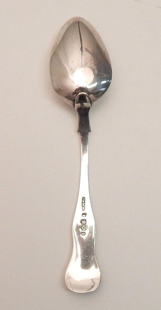 Edinburgh 1843 Silver Scottish Kings Pattern Spoon James & William Marshall