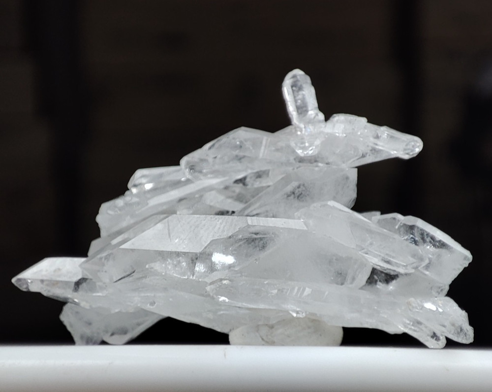 Faden Quartz Crystal With Good Luster & Nice Termination-Pak.