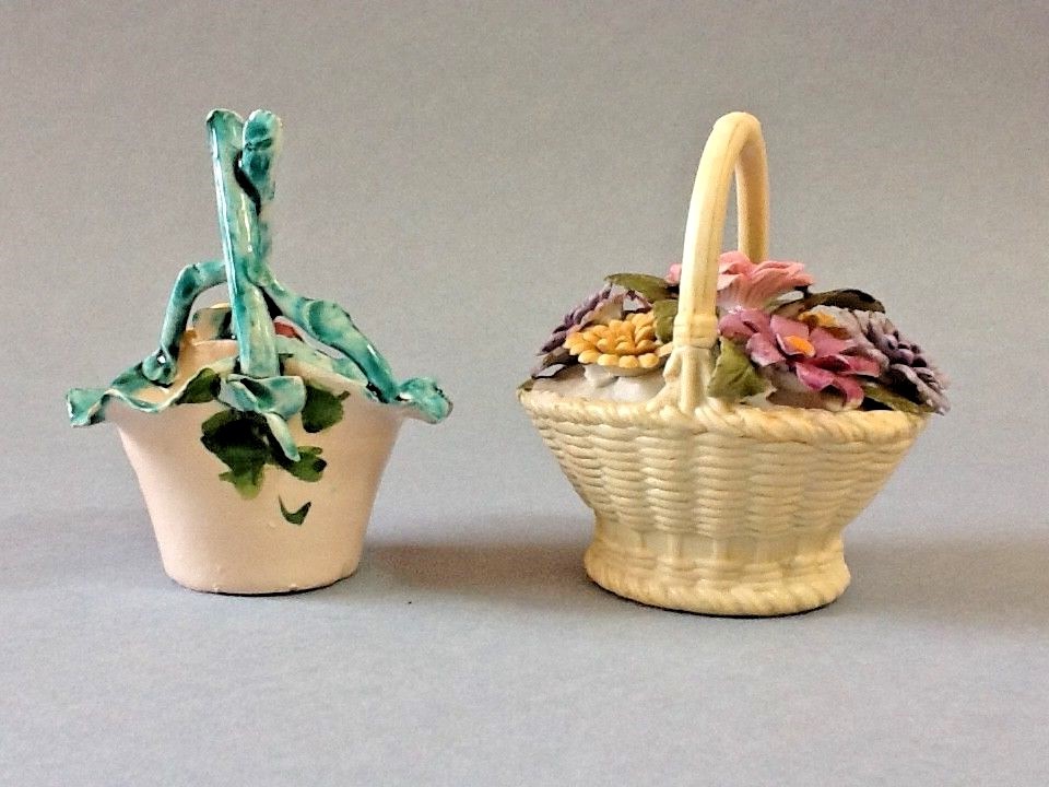 Two Cute Little Decorative Baskets
