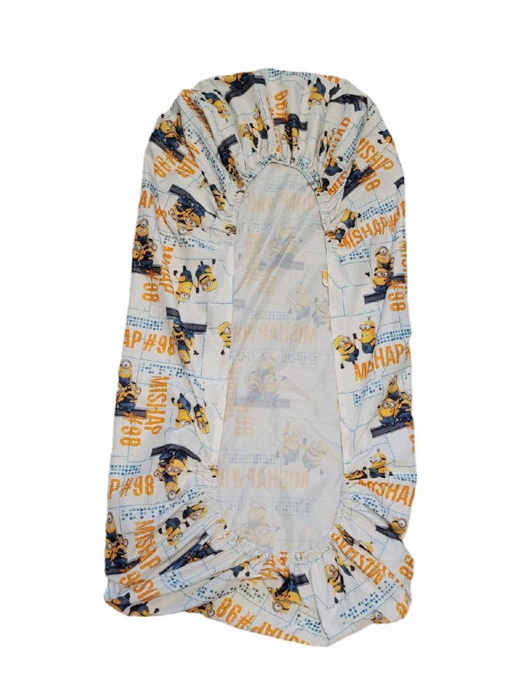 DESPICABLE ME Crib Sheets COMFORTER Drape Panel 2016 MINION MISHAPS 4 Piece Set