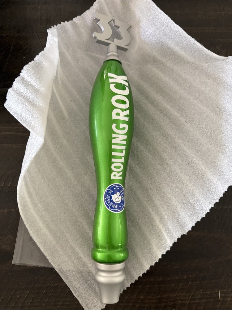 Rolling Rock"33" Tap Handle - Beer Tap Handle Full Size