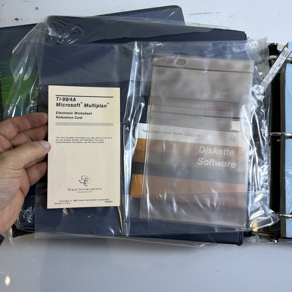 Texas Instruments Home Computer TI Logo II Solid State W/ Microsoft Multiplan