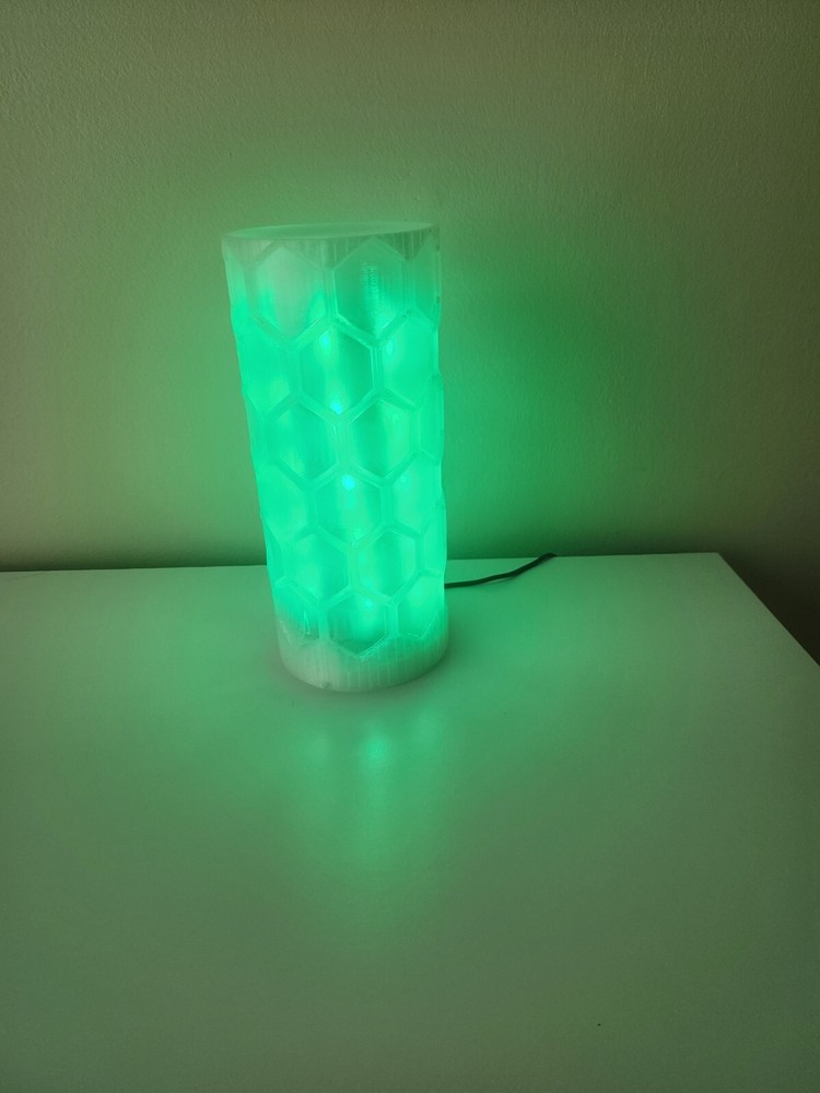 Hex Multi-Color LED Lamp with remote