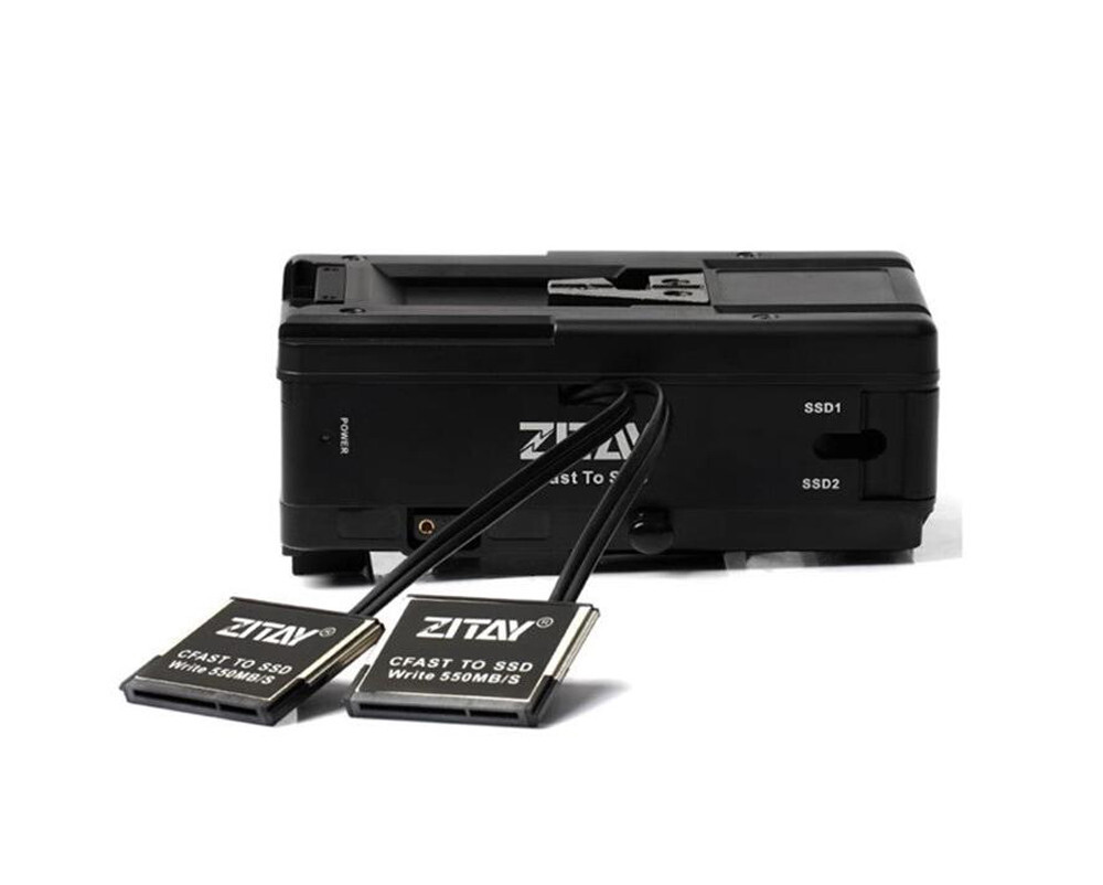 CFast 2.0 To SSD BlackgMagic URSA MINI Broadcast + V-Mount Plate