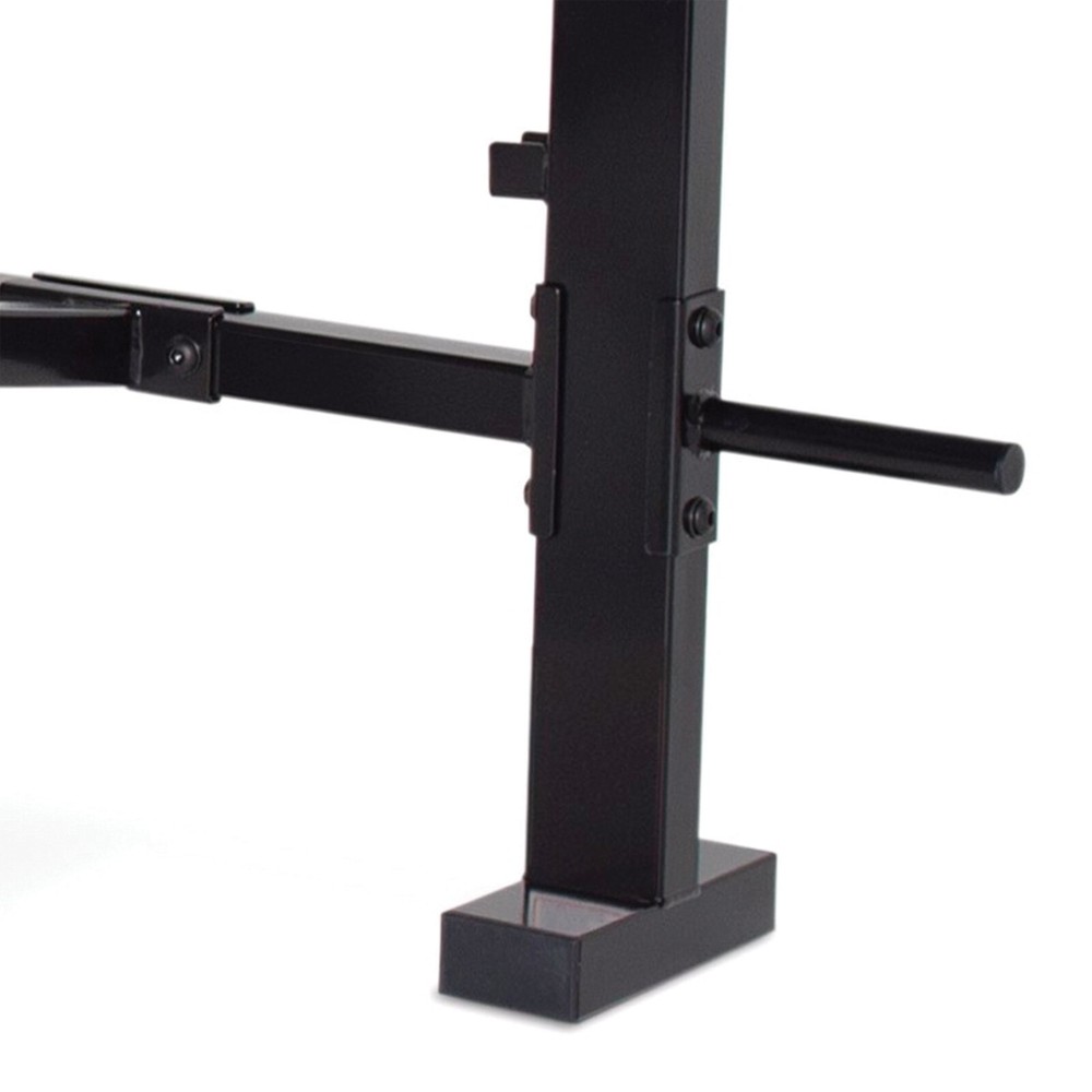 Standard Bench & Squat Rack Combo Adjustable Workout Bench with Leg Press NEW