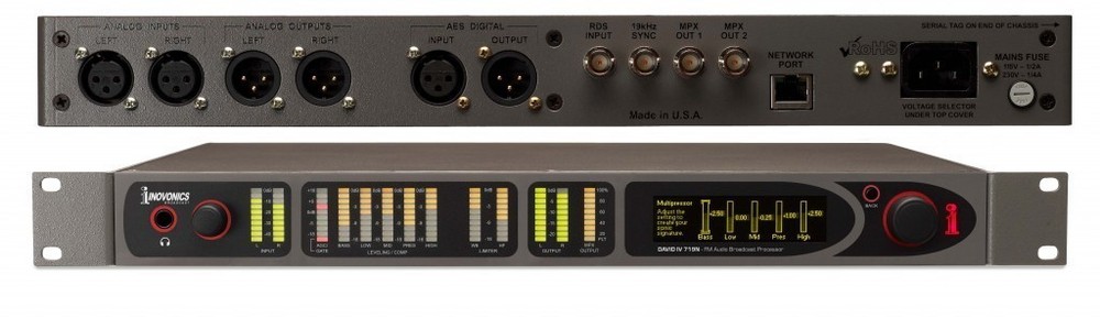 Inovonics 719 DAVID IV FM/HD boadcast Processor - New