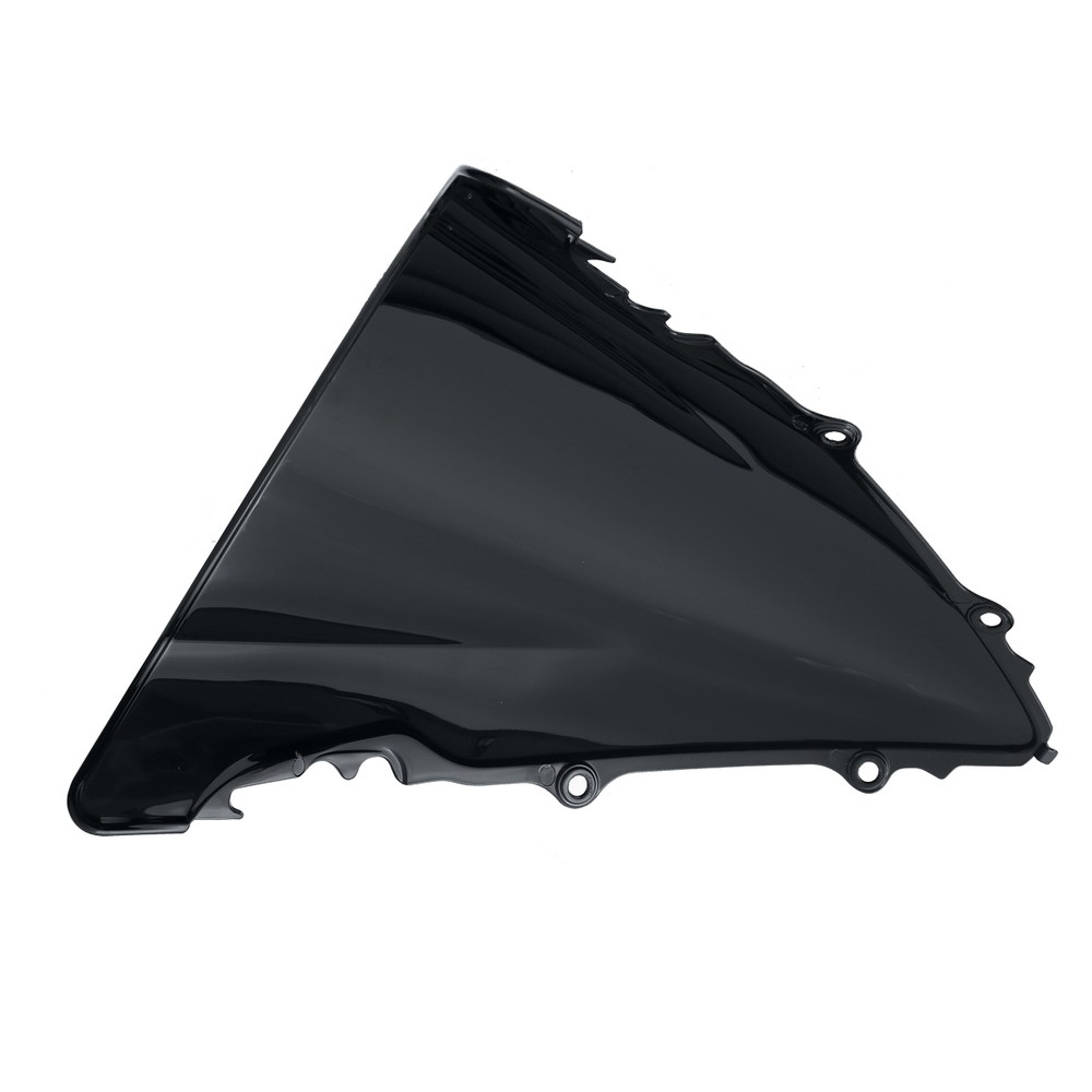 Black Dual Bubble Windshield Windscreen For Yamaha YZF R6 2003-2005 2004 PMMA