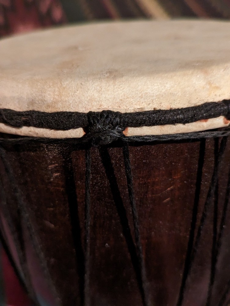 Djembe Drum with Cloth Travel Bag Medium