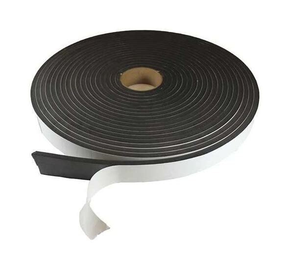 1/8" x 1"  NEO/EPDM CLOSED CELL SPONGE RUBBER ADHESIVE BACK
