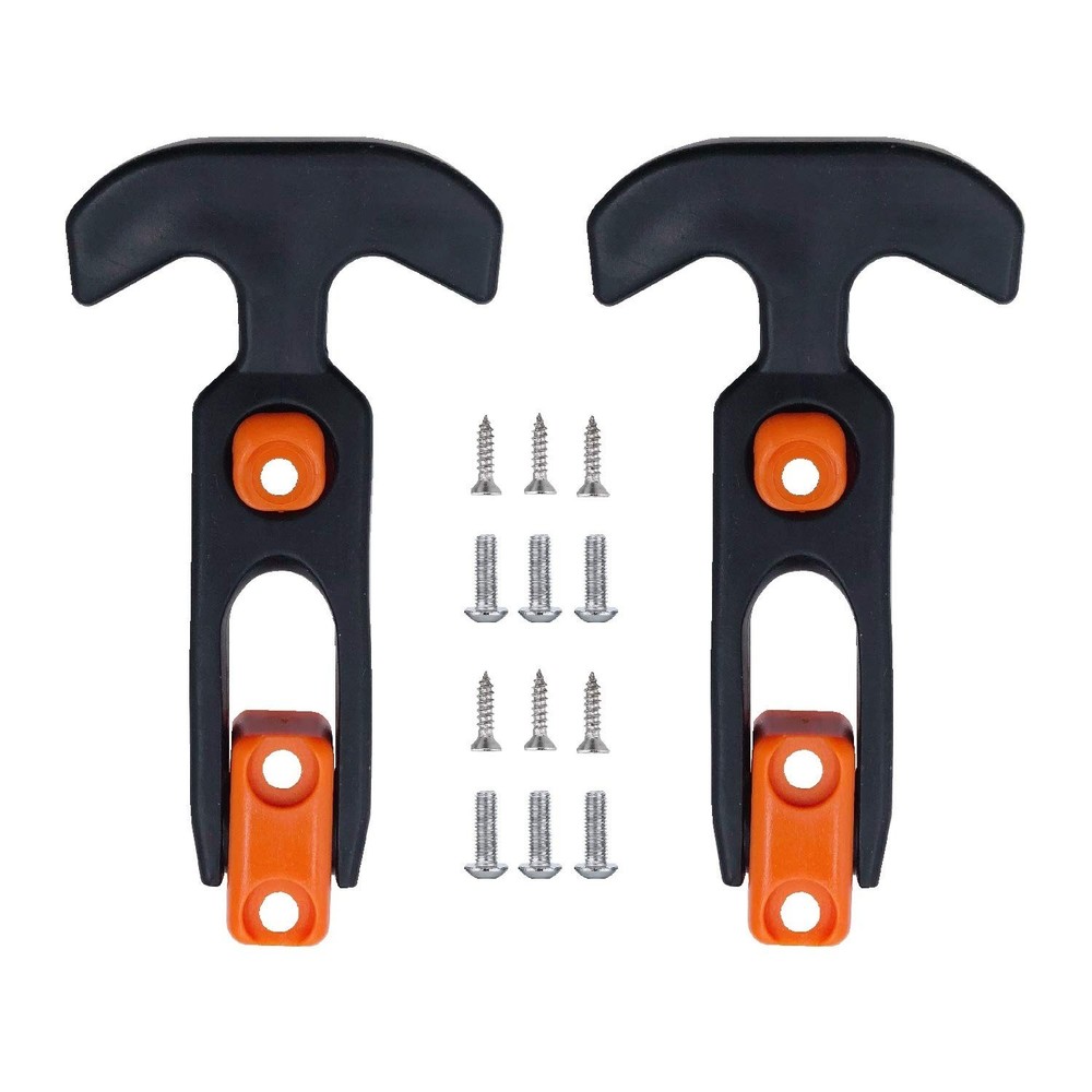 Creatyi 2 PCS Cooler Latch Replacements Durable Black, Orange