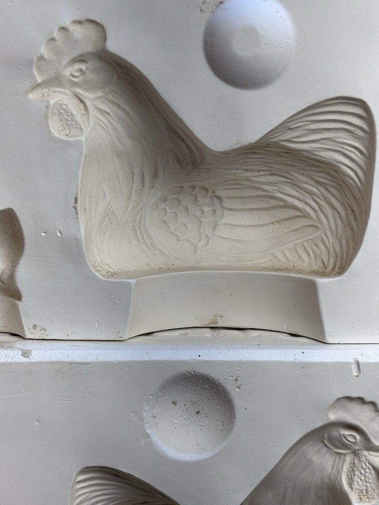 Vintage Alberta's Molds Ceramic Slip Casting Mold A-199 Hen & 2 Chicks