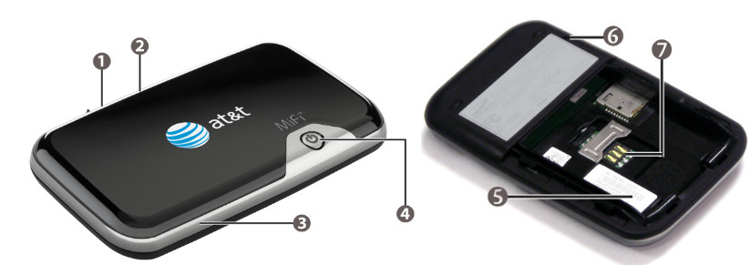 AT&T Novatel Wireless Mobile Hotspot Broadband Modem