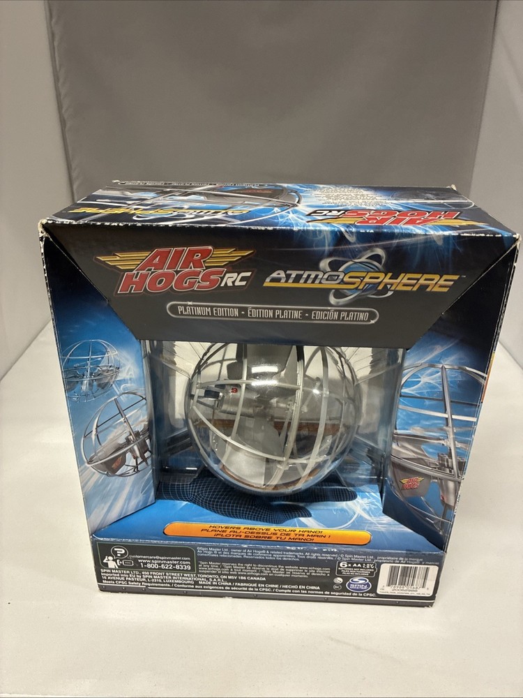 Air Hogs Rc Axis Hovering Sphere Wave Control Spin Master, Platinum Edition New