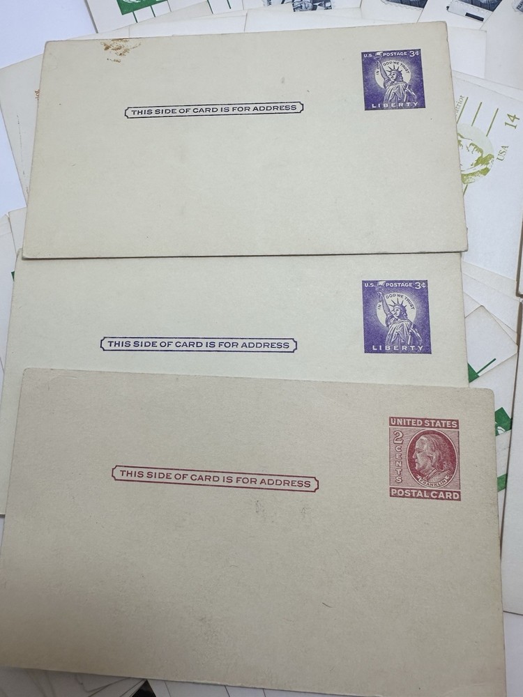 70 US Postal Cards Historical Figures Olympics 2-10 Cent US