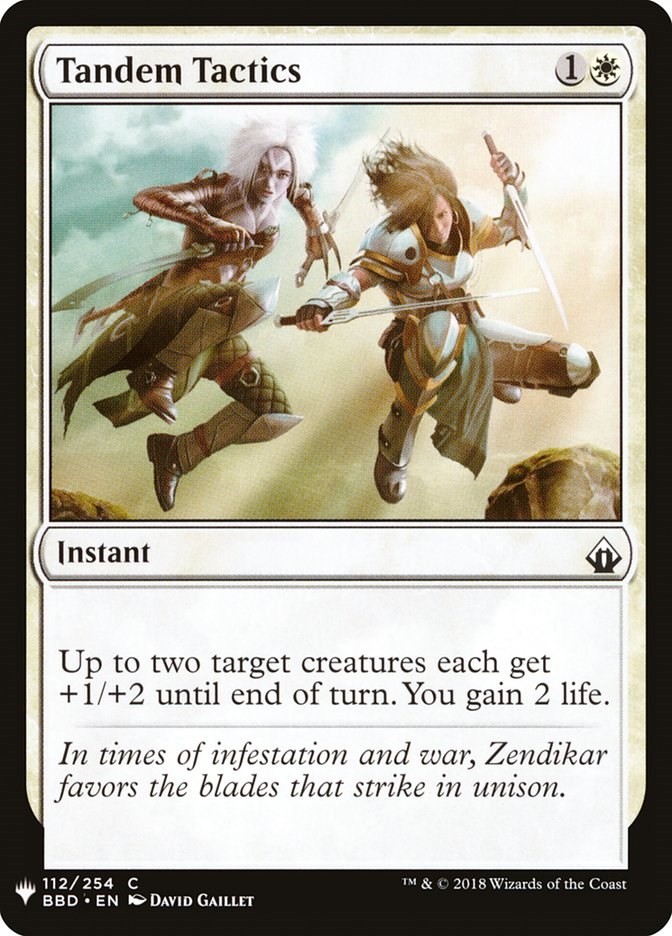 Tandem Tactics The List Reprints 112 MTG LP